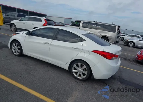 2013 Hyundai Elantra Limited from USA, damaged, VIN 5NPDH4AE8DH173253